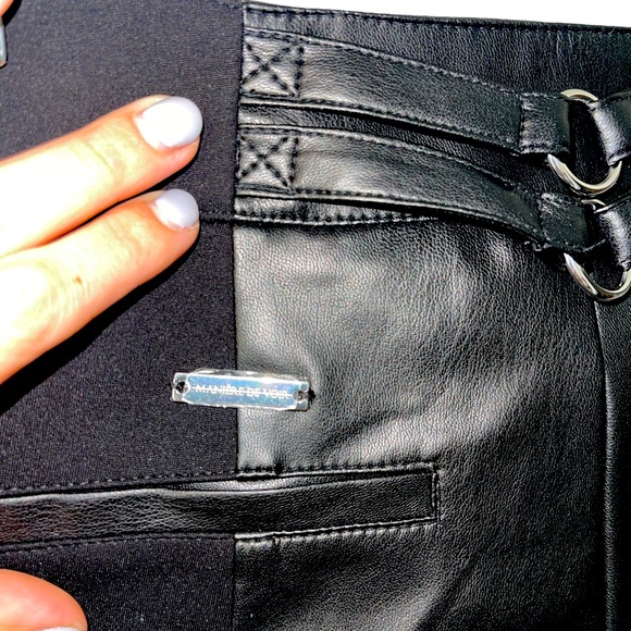 Manière De Voir Leather pants - Picture 8 of 9